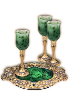 Набор нефритовый "Трио"