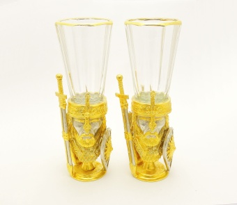 Лафитники "Богатырь" 2шт. Златоуст