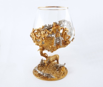 Бокал для коньяка "На лося"