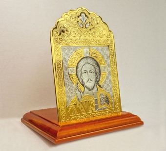 Икона Иисуса Христа настольная