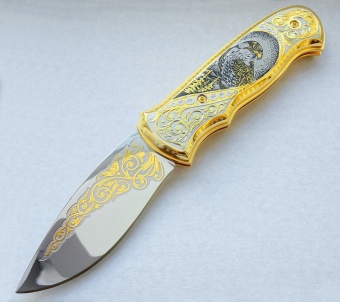 Нож складной "Орел". Златоуст