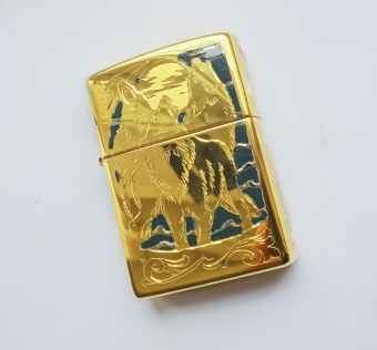 Зажигалка "Волки"