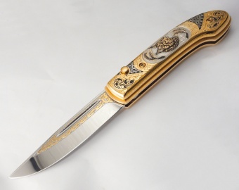 Нож складной "Рысь"