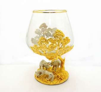 Бокал "Разъяренные волки"