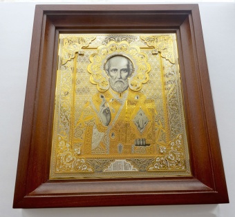 Икона Николая Чудотворца № 2. Златоуст