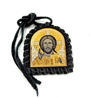 Икона Иисуса Христа в машину