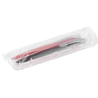 Набор Pin Soft Touch: ручка и карандаш, черный с красным