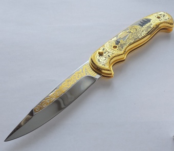 Нож складной увеличенный